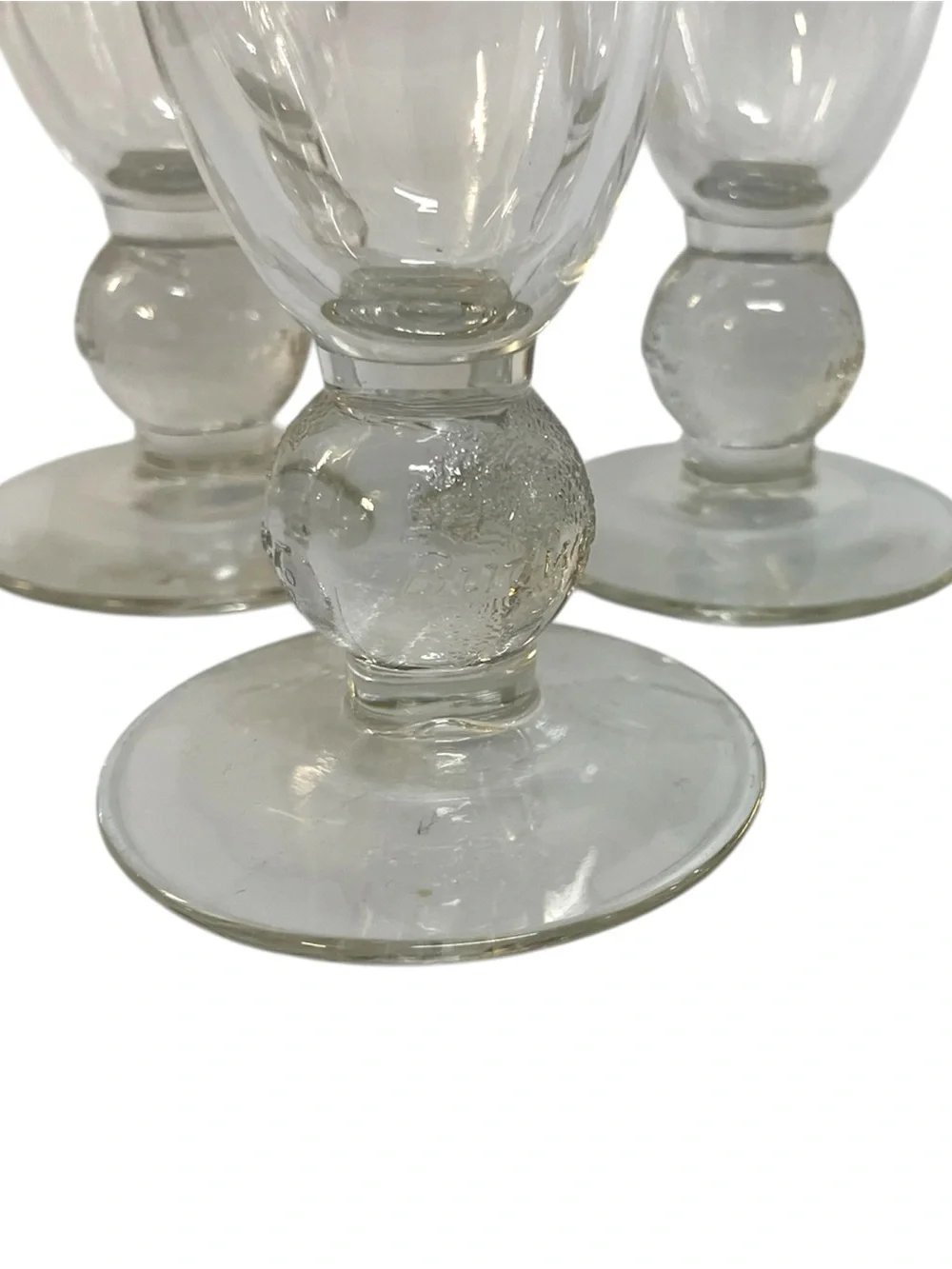 Set of 3 Budweiser Millennium Pilsner Glasses Collector Edition Beer Glasses